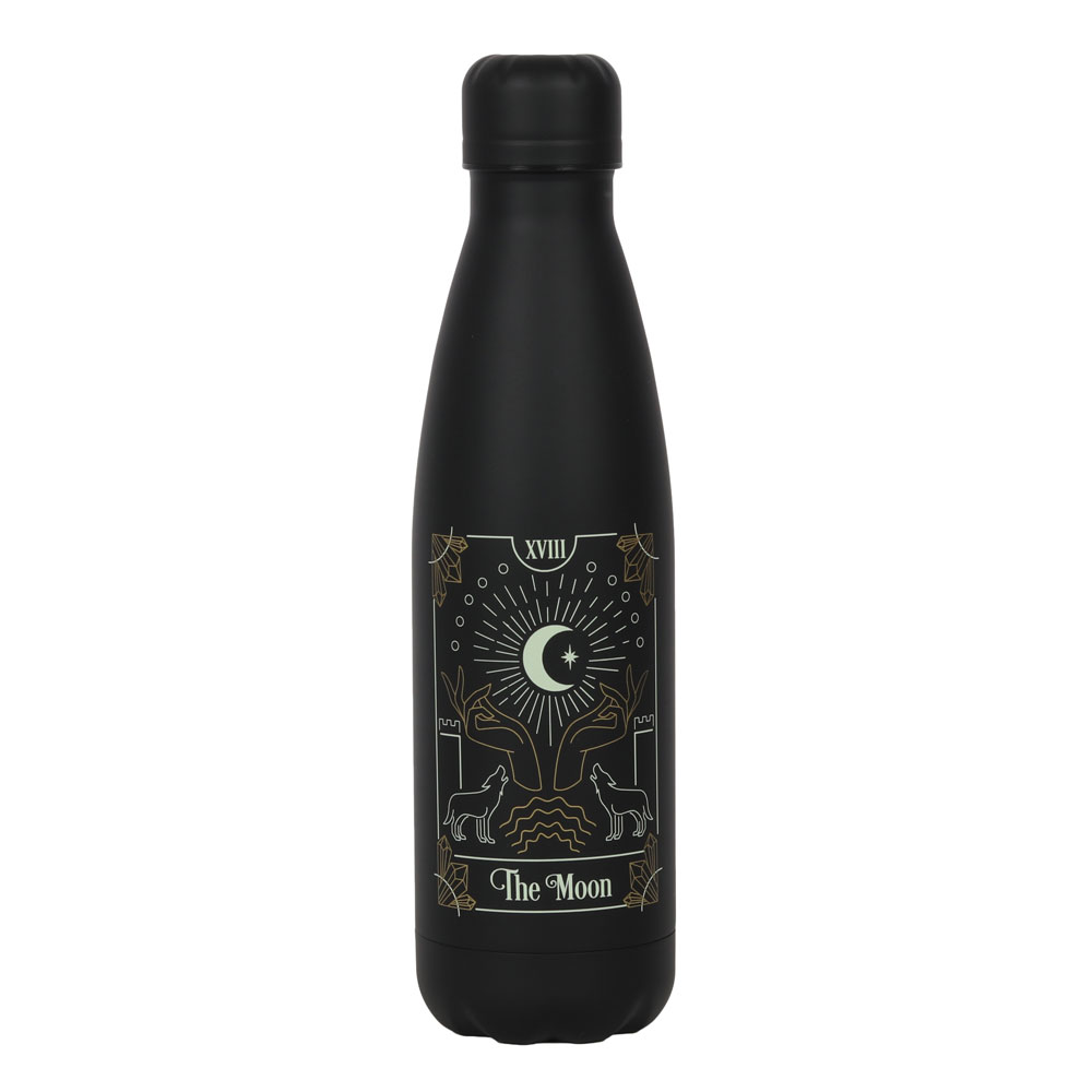Metal Moon Tarot Water Bottle
