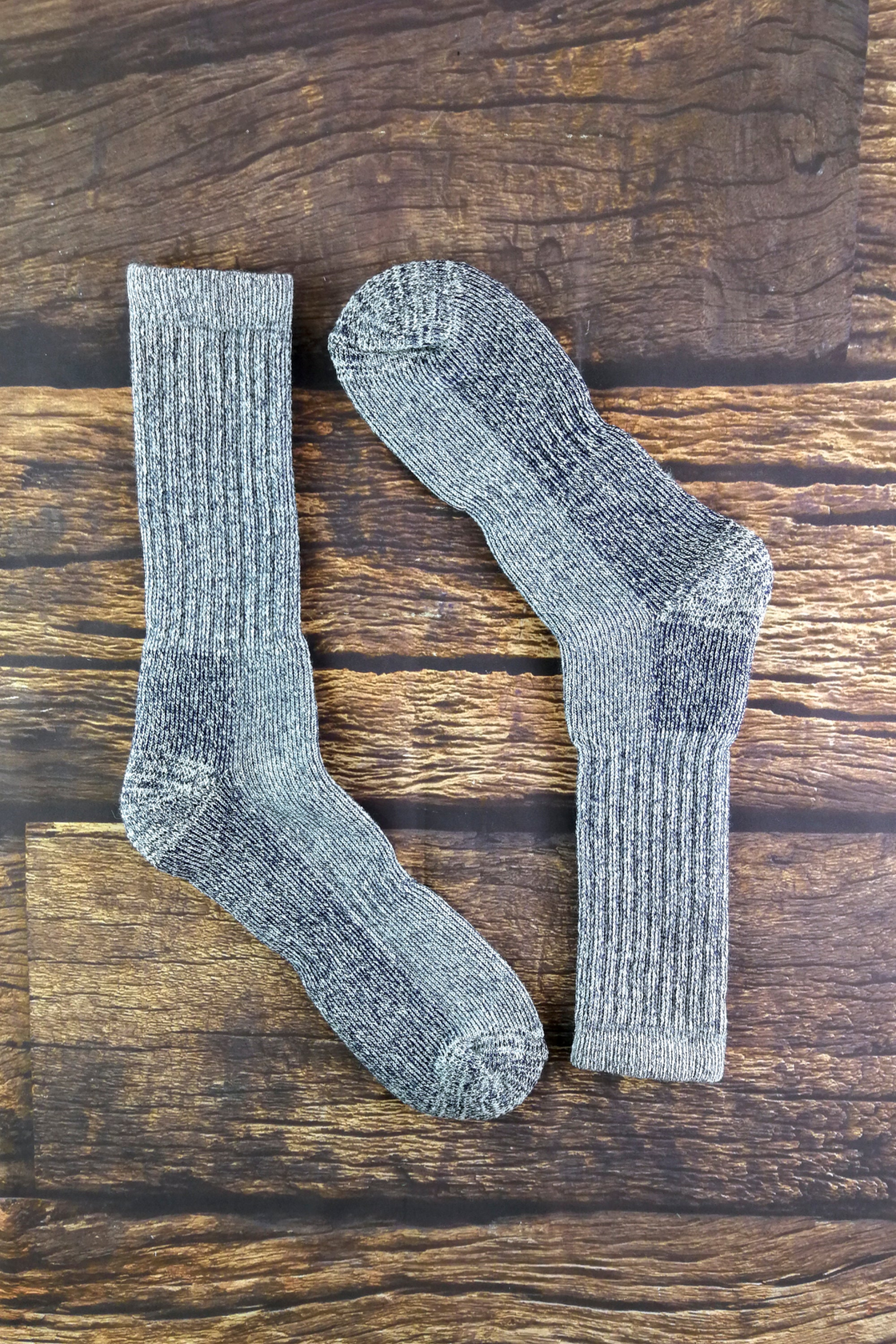 2 Pairs Mens Thick Warm Wool Rich Hiking Socks