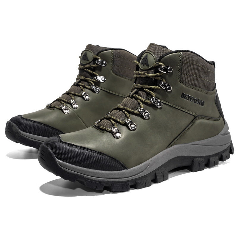 Mens Waterproof Non-slip Hiking Boots